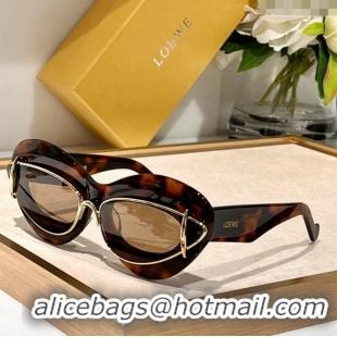 Famous Brand Loewe Sunglasses LW40119I Brown 2024