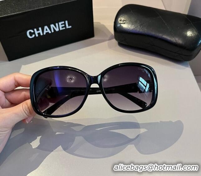 Popular Chanel Sunglasses CH041010 Black/Purple 2024