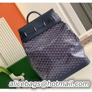 Best Quality Goyard Steamer PM Travel Bag G8039 Navy Blue