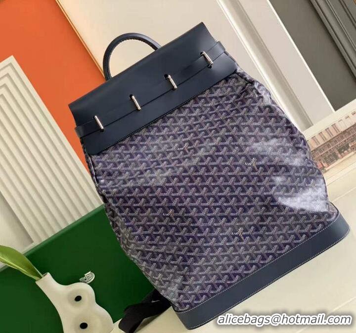 Best Quality Goyard Steamer PM Travel Bag G8039 Navy Blue