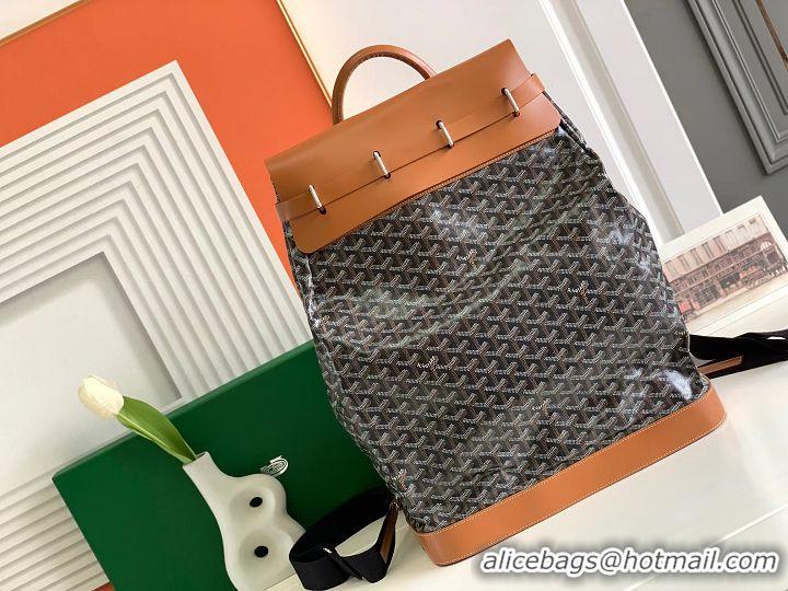 Well Crafted Goyard Steamer PM Travel Bag G8039 Black And Tan