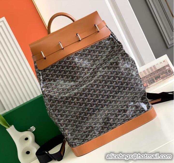 Well Crafted Goyard Steamer PM Travel Bag G8039 Black And Tan