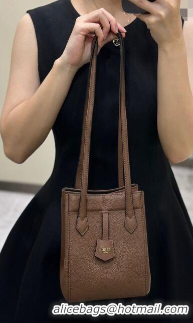 Best Price Fendi Origami Mini Bag in Leather that can be transformed 8626 Brown 2024 TOP