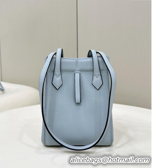 Well Crafted Fendi Origami Mini Bag in Leather that can be transformed 8626 Light Blue 2024 TOP