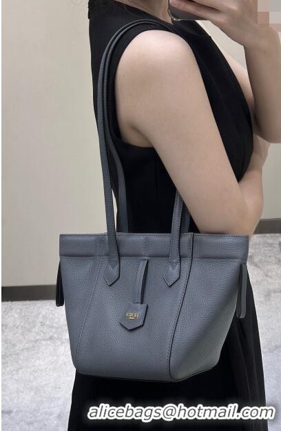 Inexpensive Fendi Origami Mini Bag in Leather that can be transformed 8626 Grey Blue 2024 TOP