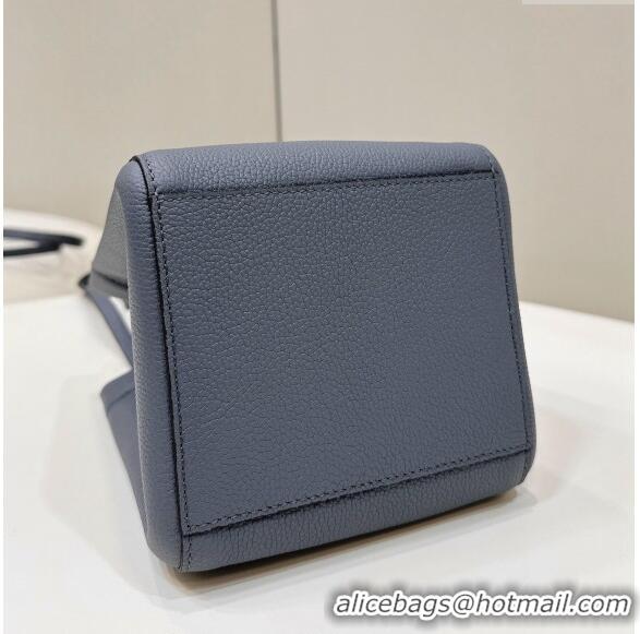 Inexpensive Fendi Origami Mini Bag in Leather that can be transformed 8626 Grey Blue 2024 TOP