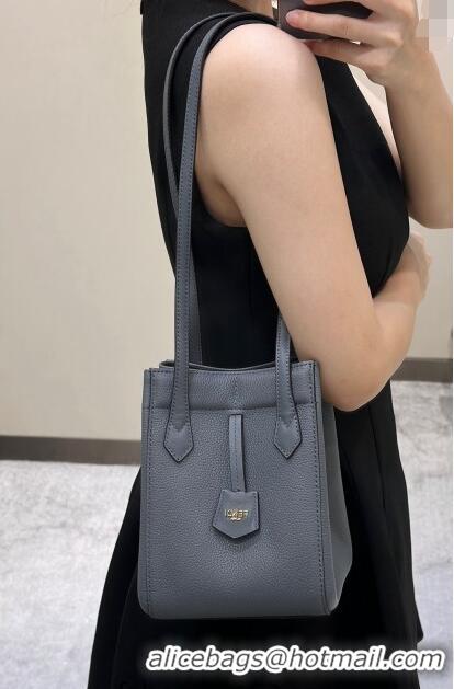 Inexpensive Fendi Origami Mini Bag in Leather that can be transformed 8626 Grey Blue 2024 TOP