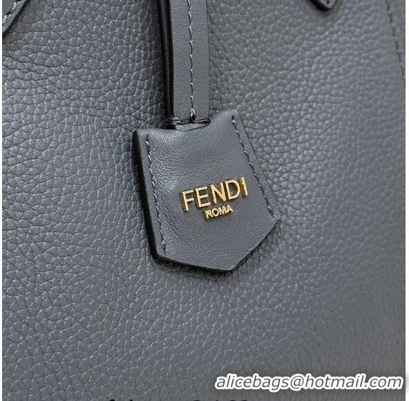 Inexpensive Fendi Origami Mini Bag in Leather that can be transformed 8626 Grey Blue 2024 TOP