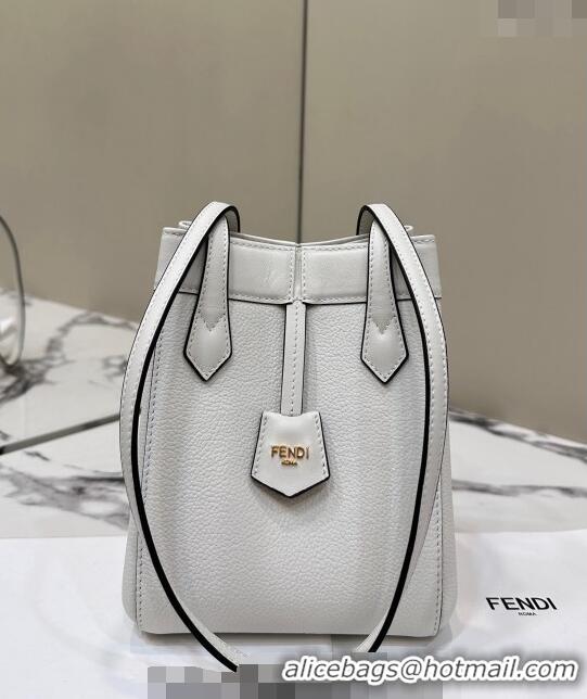 New Fashion Fendi Origami Mini Bag in Leather that can be transformed 8626 White 2024 TOP