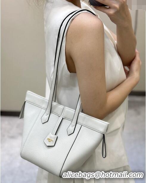 New Fashion Fendi Origami Mini Bag in Leather that can be transformed 8626 White 2024 TOP