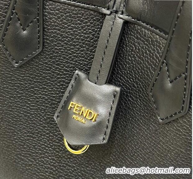 Best Price Fendi Origami Mini Bag in Leather that can be transformed 8626 Black 2024 TOP