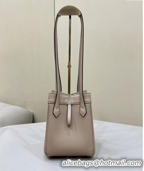 Trendy Design Fendi Origami Mini Bag in Leather that can be transformed 8626 Grey 2024 TOP