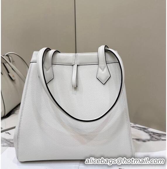 Promotional Fendi Origami Medium Bag in Leather that can be transformed 8626 White 2024 TOP