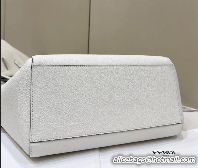 Promotional Fendi Origami Medium Bag in Leather that can be transformed 8626 White 2024 TOP