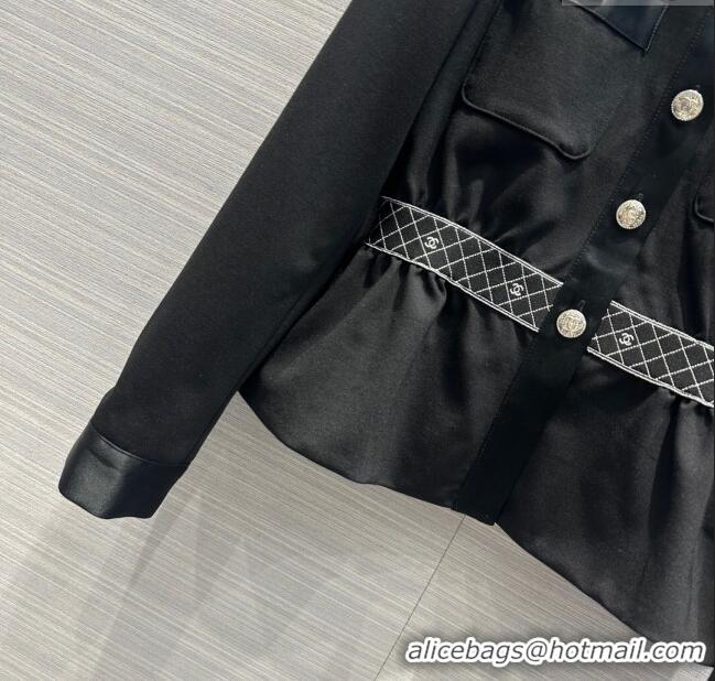 Promotional Chanel Jacket CH041824 Black 2024