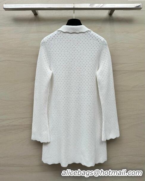 Promotional Chanel Knit Dress CH041831 White 2024