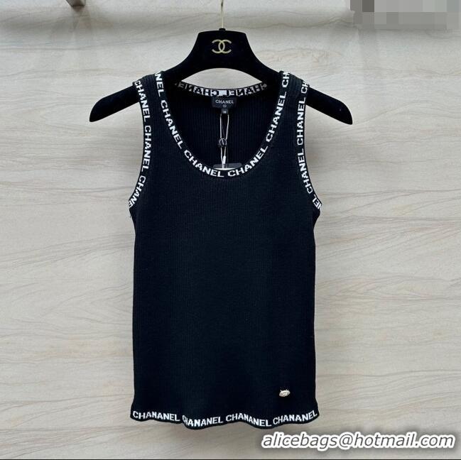 Good Product Chanel Knit Vest CH041832 Black 2024