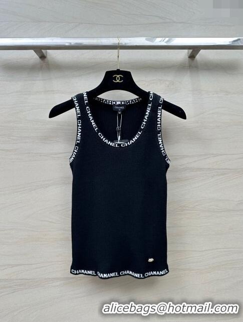 Good Product Chanel Knit Vest CH041832 Black 2024