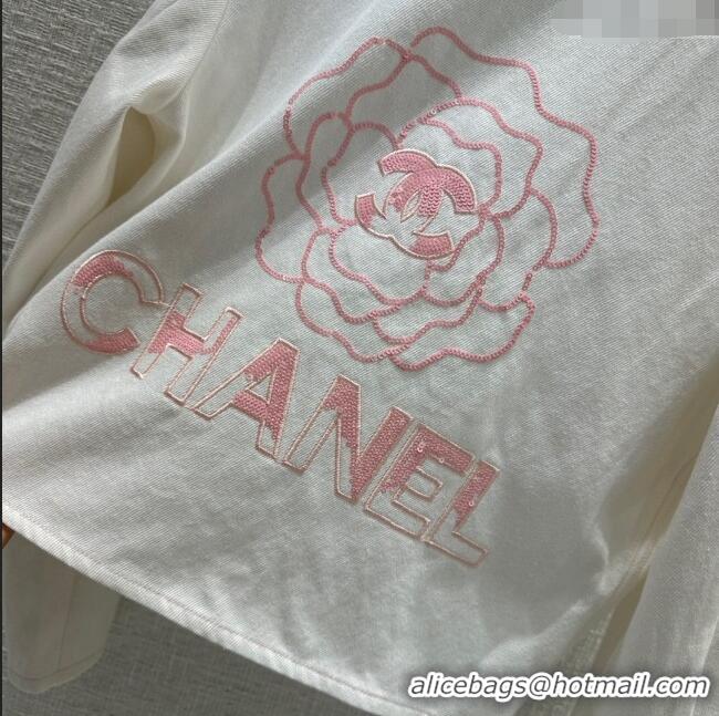 Top Quality Chanel Denim Jacket CH041834 White 2024