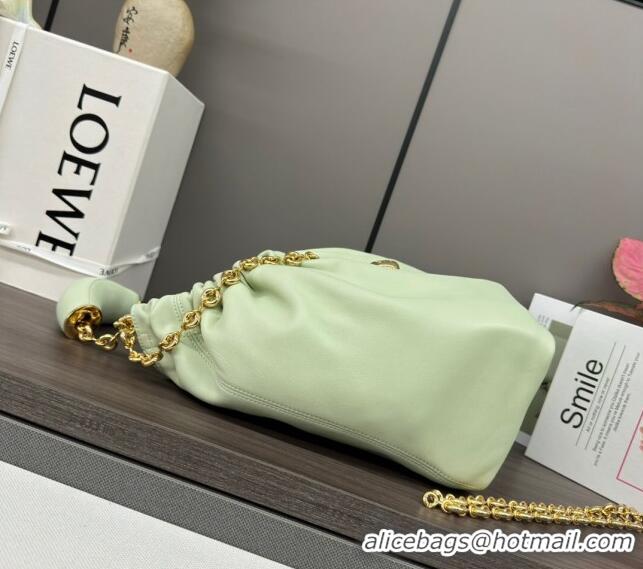 Top Quality Loewe Small Squeeze bag in nappa lambskin 652329 Jade Green 2023