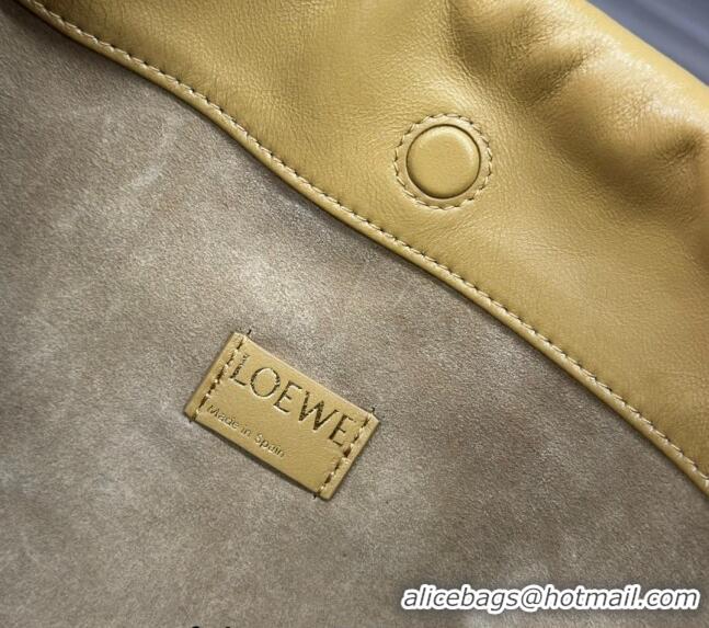 Trendy Design Loewe Small Flamenco Purse bag in mellow nappa lambskin 012403 Yellow 2024