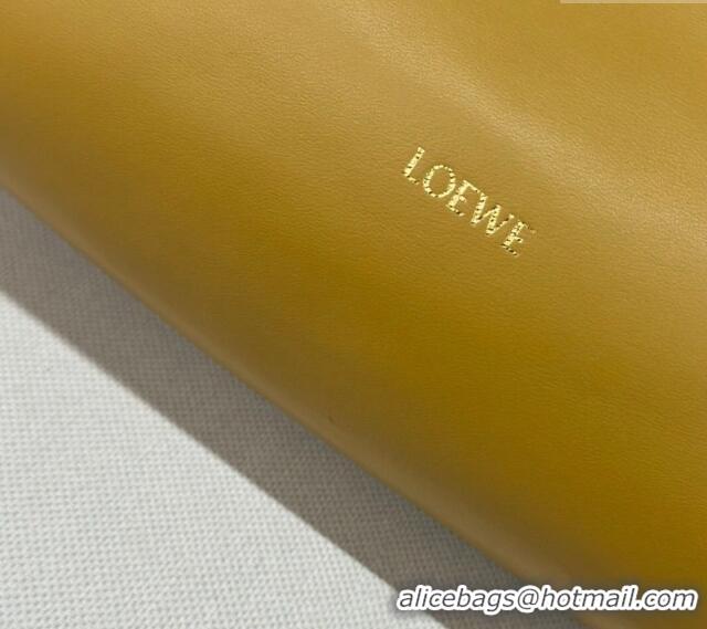 Trendy Design Loewe Small Flamenco Purse bag in mellow nappa lambskin 012403 Yellow 2024