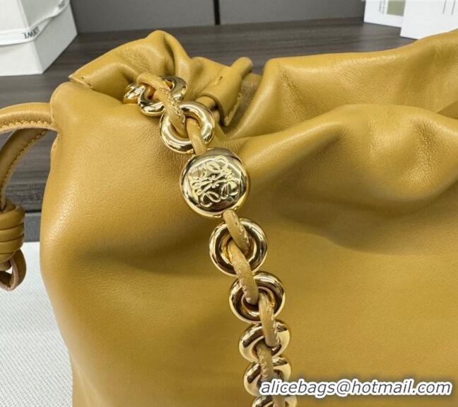 Trendy Design Loewe Small Flamenco Purse bag in mellow nappa lambskin 012403 Yellow 2024