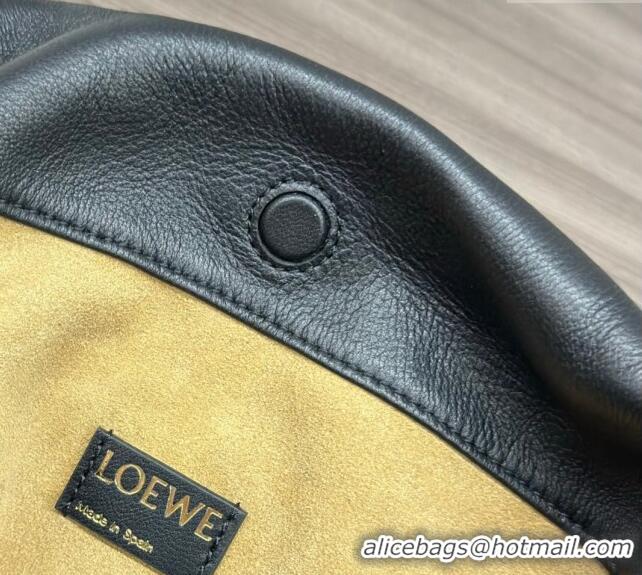 Grade Quality Loewe Small Flamenco Purse bag in mellow nappa lambskin 012403 Black 2024