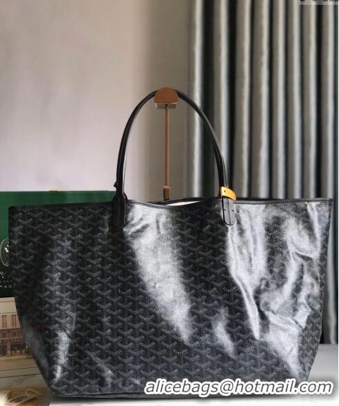 New Style Goyard Saint Louis GM Tote Bag 020146L Black