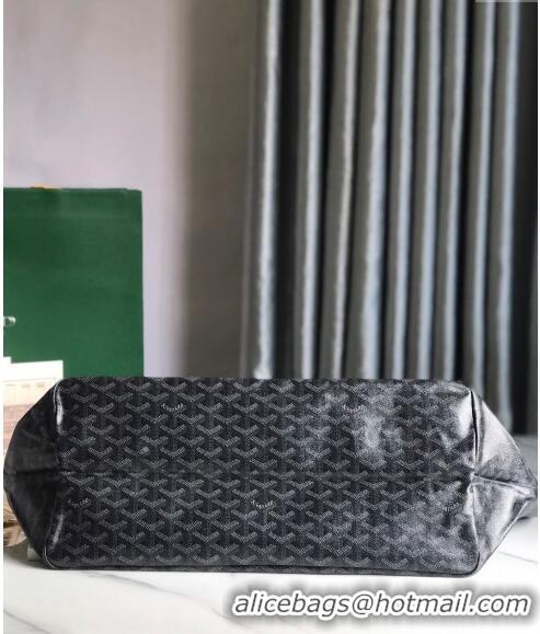 New Style Goyard Saint Louis GM Tote Bag 020146L Black