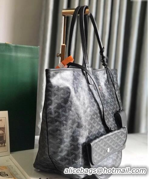 New Style Goyard Saint Louis PM Tote Bag 020146M Black