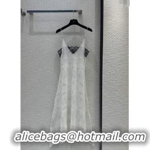 Buy Inexpensive Chanel Kint Lace Dress CH041905 White 2024