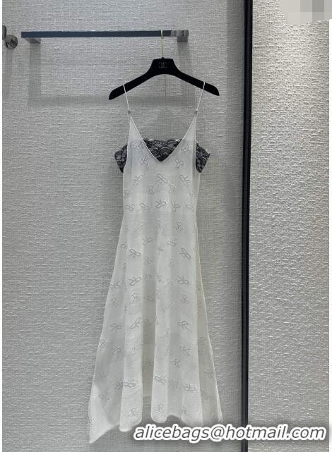 Buy Inexpensive Chanel Kint Lace Dress CH041905 White 2024