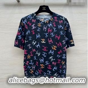 Unique Discount Chanel Wool Short-sleeved T-shirt CH041906 2024