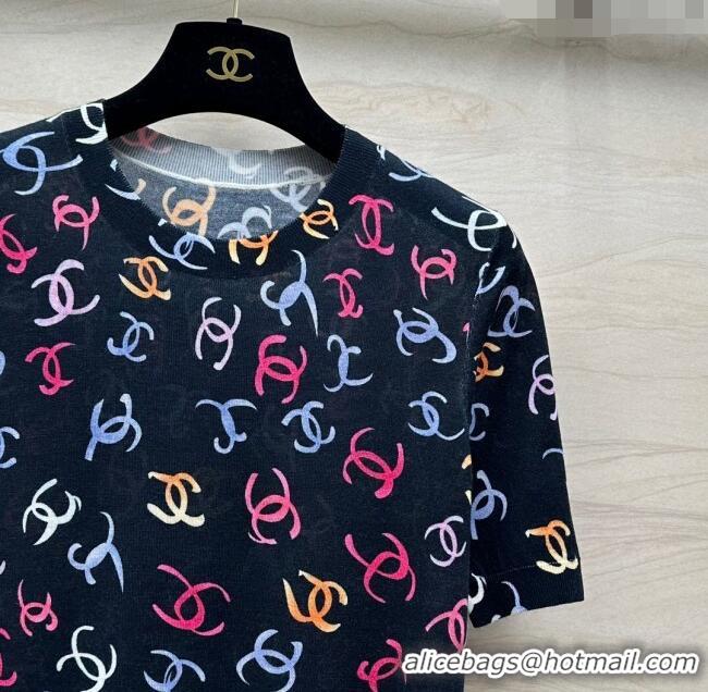 Unique Discount Chanel Wool Short-sleeved T-shirt CH041906 2024