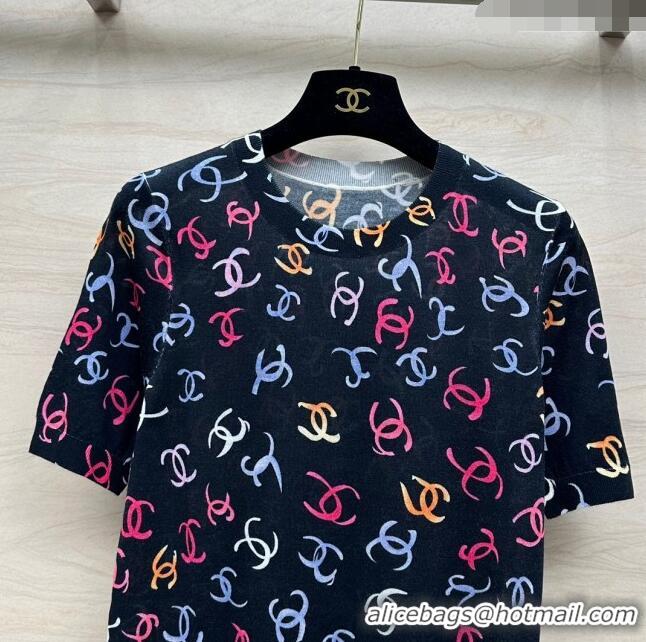 Unique Discount Chanel Wool Short-sleeved T-shirt CH041906 2024