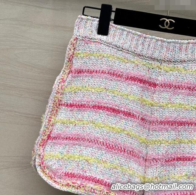 ​Good Product Chanel Knit Shorts CH041907 Whtie/Pink 2024