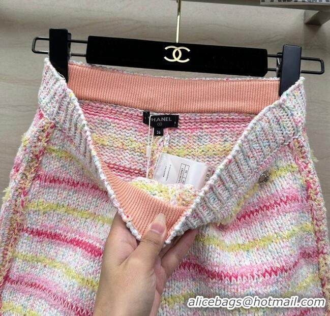 ​Good Product Chanel Knit Shorts CH041907 Whtie/Pink 2024