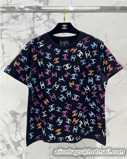 Buy Inexpensive Chanel T-shirt CH041910 Black 2024