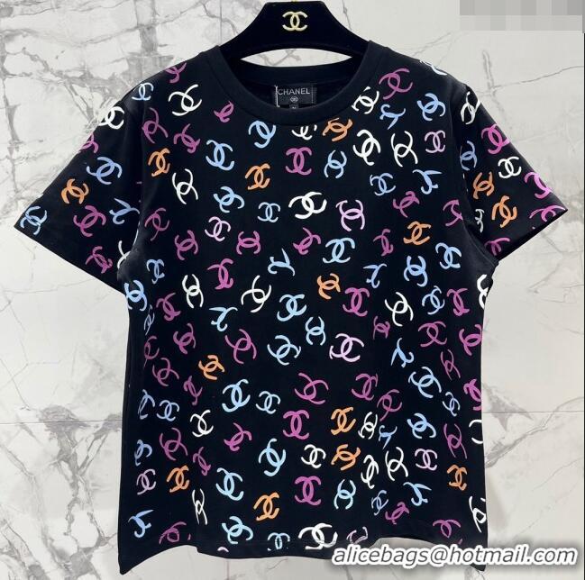 Buy Inexpensive Chanel T-shirt CH041910 Black 2024