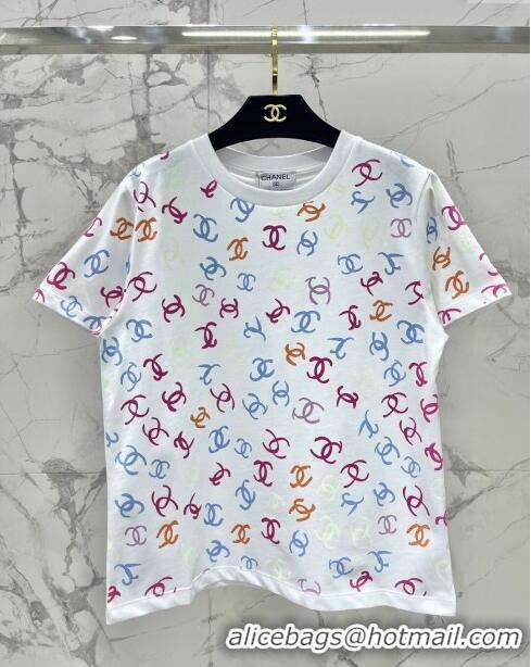 Buy Discount Chanel T-shirt CH041911 White 2024