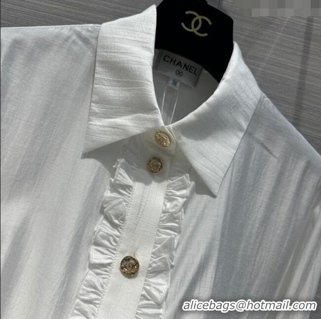 Good Looking Chanel Shirt CH041913 White 2024