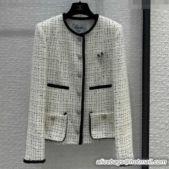 Grade Design Chanel Tweed Jacket CH041916 White 2024