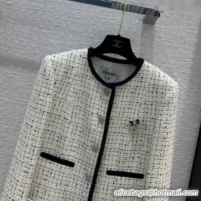 Grade Design Chanel Tweed Jacket CH041916 White 2024