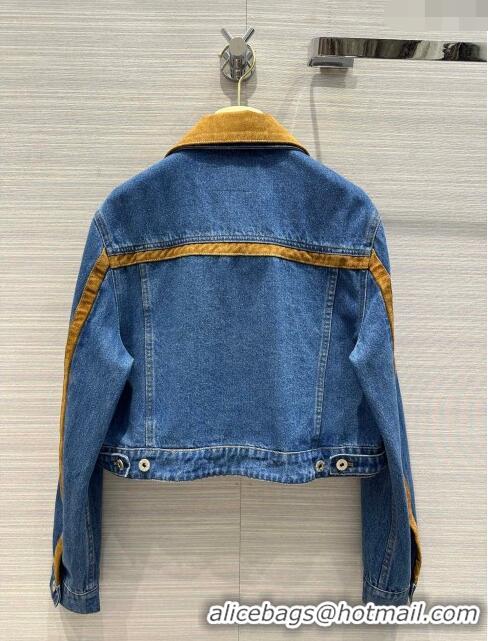 Top Quality Miu Miu Denim Jacket M041921 Blue 2024