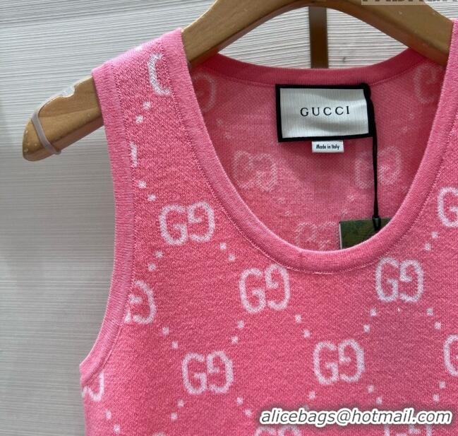 Big Discount Gucci GG Dress G041924 Pink 2024