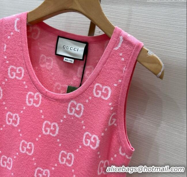 Big Discount Gucci GG Dress G041924 Pink 2024