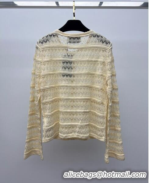 ​Top Grade Gucci Lace Cardigan G041923 Beige 2024