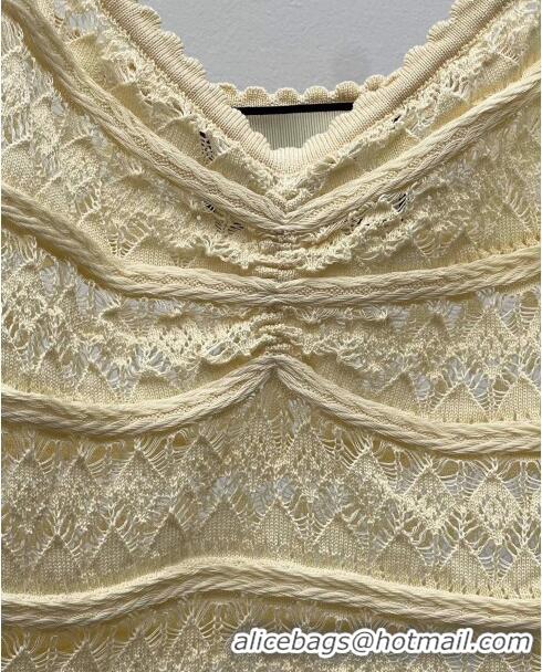 ​Low Cost Gucci Lace Vest G041926 Beige 2024