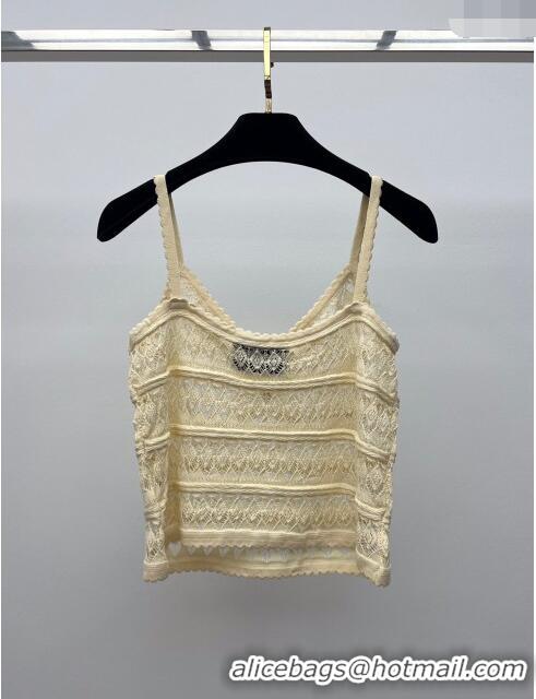 ​Low Cost Gucci Lace Vest G041926 Beige 2024